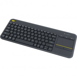 Tastatura Logitech K400 Plus Touch pad , Multimedia , Fara Fir , USB Logitech Unifying receiver , Negru